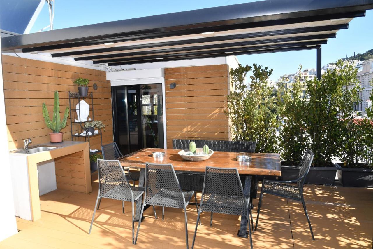 アテネLuxurious Loft With Breathtaking Acropolis Viewアパートメント エクステリア 写真