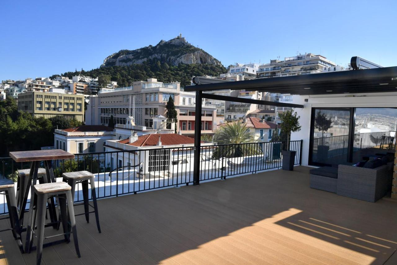 アテネLuxurious Loft With Breathtaking Acropolis Viewアパートメント エクステリア 写真