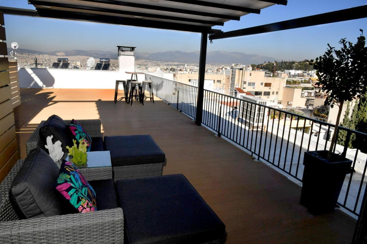 アテネLuxurious Loft With Breathtaking Acropolis Viewアパートメント エクステリア 写真