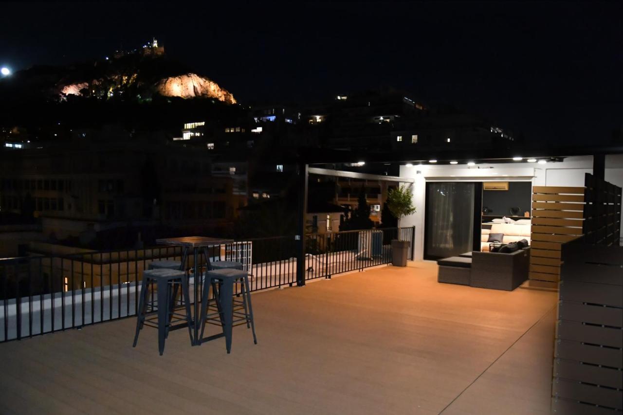 アテネLuxurious Loft With Breathtaking Acropolis Viewアパートメント エクステリア 写真